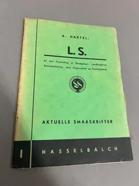 Sjældent hæfte fra Landbrugernes Sammenslutning der var en del af det Danske Nazist parti
