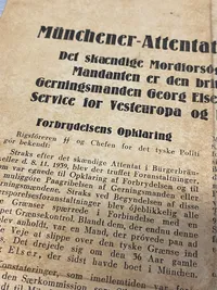 Originalt Nazistisk propaganda på Dansk
