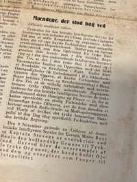 Originalt Nazistisk propaganda på Dansk