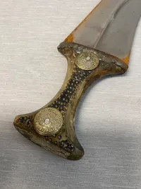 Original Khanjar Jambiya daggert fra Oman/ Yemen جنبية يماني خنجر
