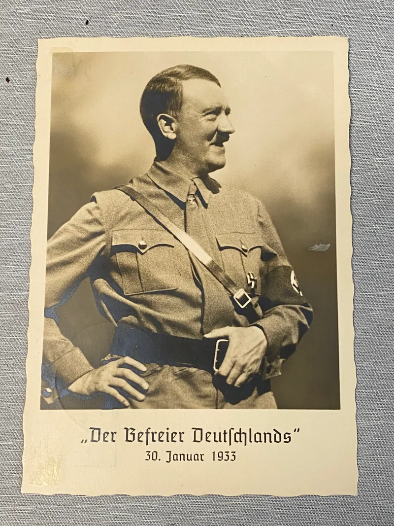 Originalt tysk postkort med AH - ww2