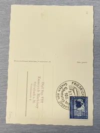 Originalt tysk postkort med AH - ww2
