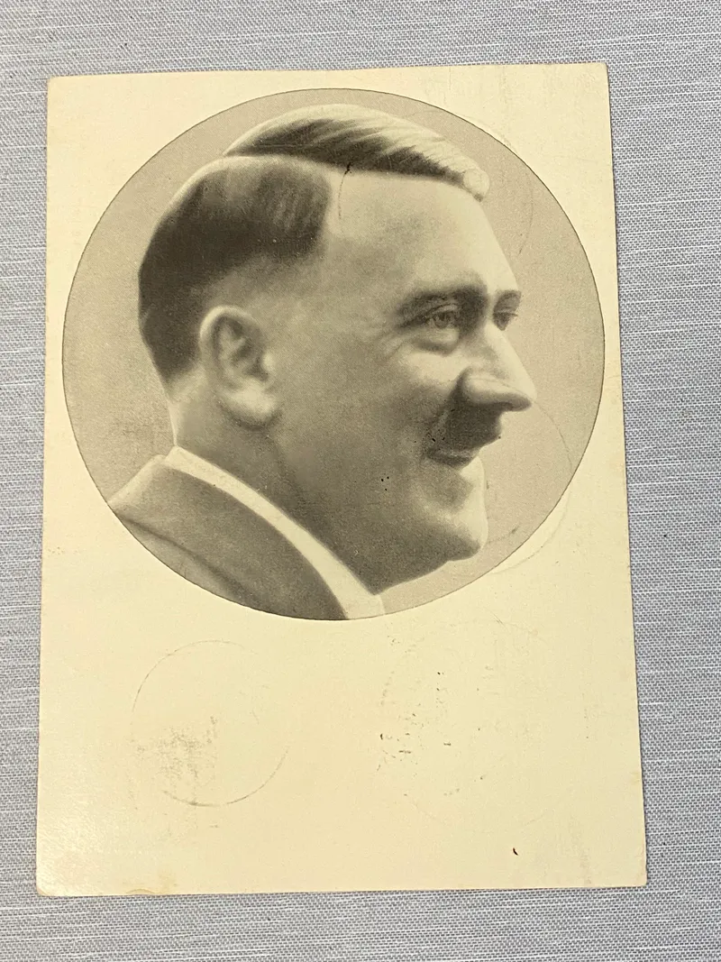 Originalt tysk postkort med AH - ww2
