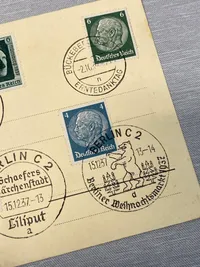 Originalt tysk postkort med AH - ww2