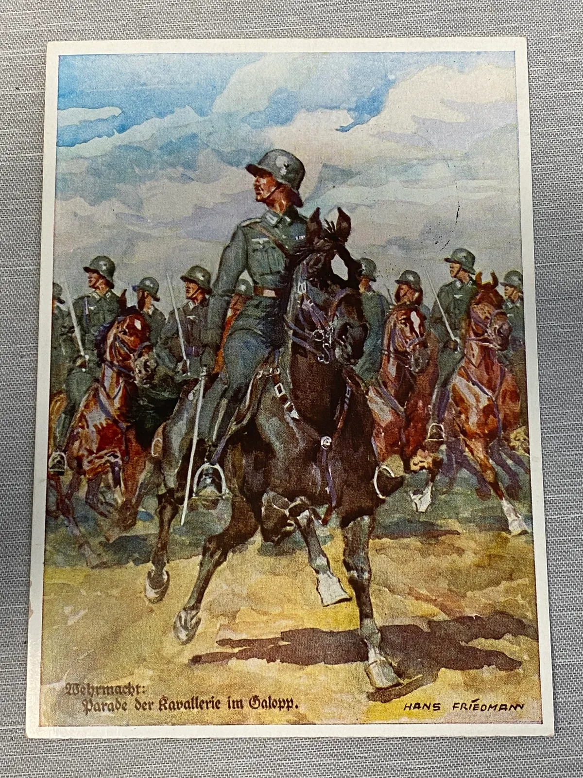 Originalt tysk postkort - ww1/ww2