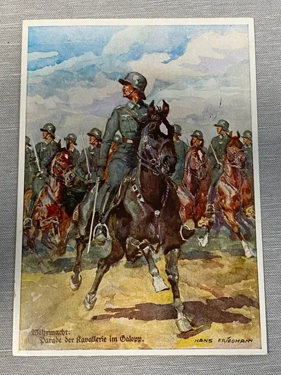 Originalt tysk postkort - ww1/ww2