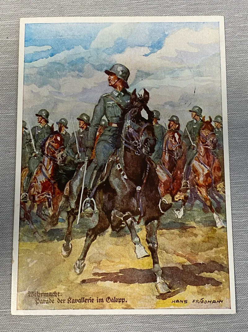 Originalt tysk postkort - ww1/ww2