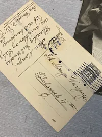 4 stk danske postkort - over 100 år gamle m danske frimærker