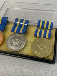 Samling originale medaljer - Treue Dienst Deutsche post