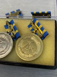 Samling originale medaljer - Treue Dienst Deutsche post