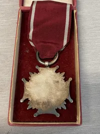 Original polsk medalje med æske
