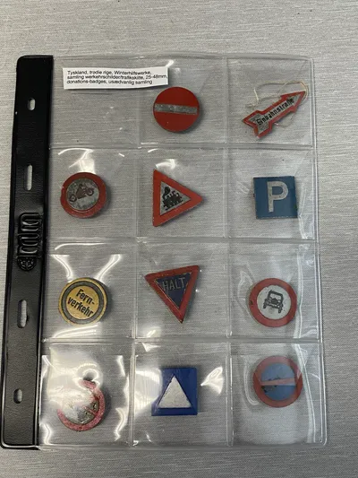 Samling originale tyske WHW mærker - ww2