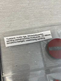 Samling originale tyske WHW mærker - ww2