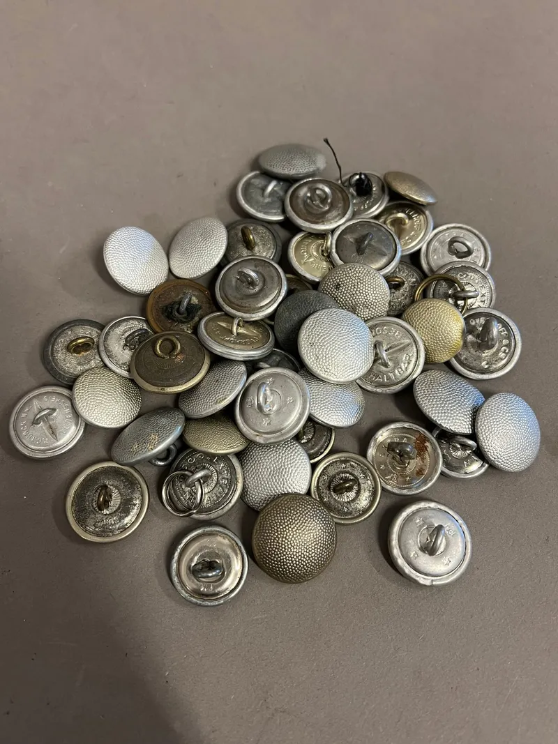 Stor samling originale Tysk WW2 knapper
