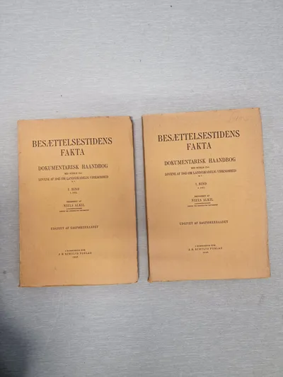 Besættelsestidens fakta loven af 1945 om landsskadelig virksomhed