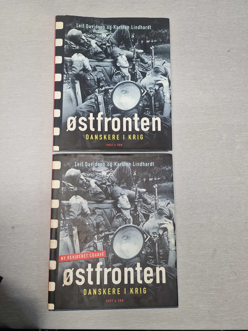 Østfronten i de 2 udgaver, med den ekstremt sjældne 1 udgave der blev kaldt tilbage og kun kedes i få eksemplarer