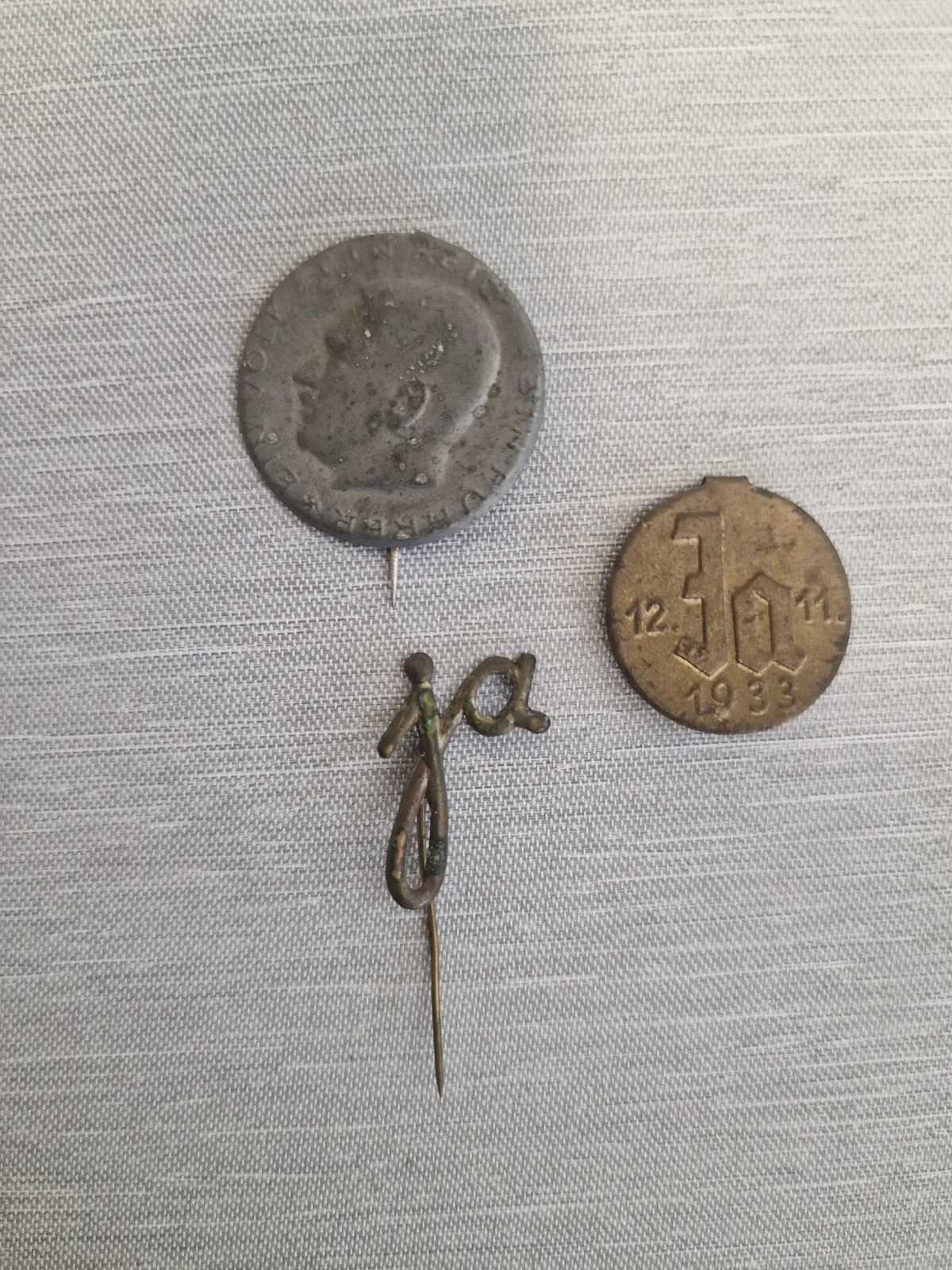 Originale mærke i forbindelse med valget af Hitler i 1933