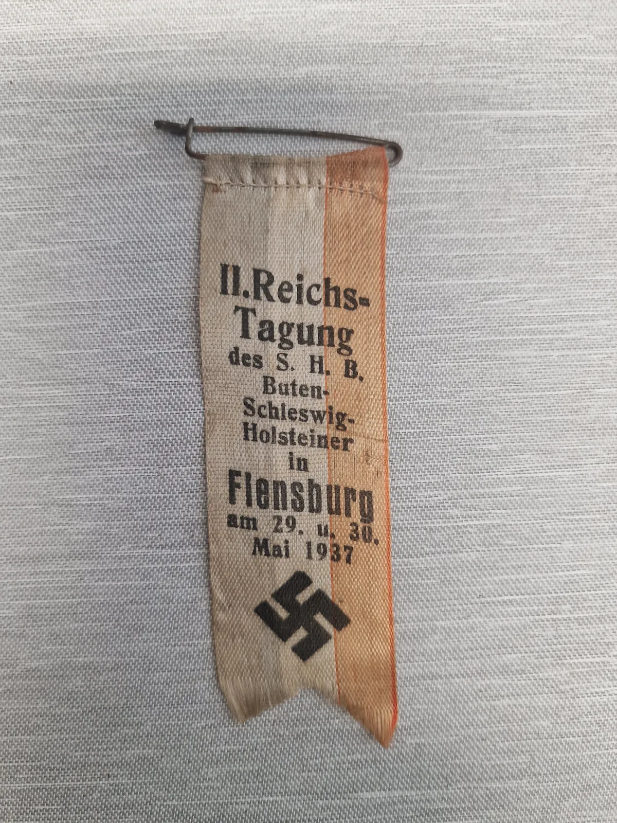 Originalt Tysk WW2 pin, Flensborg
