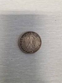 Original Tysk 5 Reichmark 1934