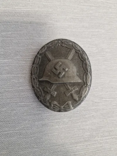 Originalt Tysk såret tegn 2 klasse, fremstiller L/19 Ferdinand Hoffstätter Bonn