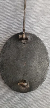 Originalt Tysk såret tegn 2 klasse, fremstiller L/19 Ferdinand Hoffstätter Bonn
