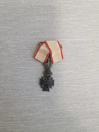 Originalt Dansk ridderkors Christian X miniature