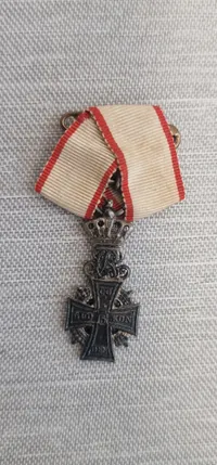 Originalt Dansk ridderkors Christian X miniature
