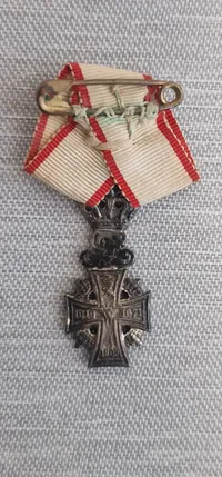 Originalt Dansk ridderkors Christian X miniature