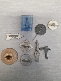Original samling Tysk WHW mærker WW2