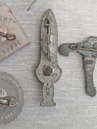 Original samling Tysk WHW mærker WW2