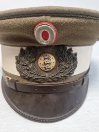Original M23 kasket med prøjsisk skygge