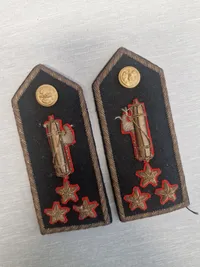 Originale Italienske WW2 fascistiske skulderstropper , oberst