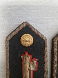 Originale Italienske WW2 fascistiske skulderstropper , oberst