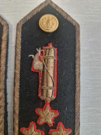 Originale Italienske WW2 fascistiske skulderstropper , oberst