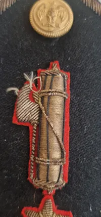 Originale Italienske WW2 fascistiske skulderstropper , oberst