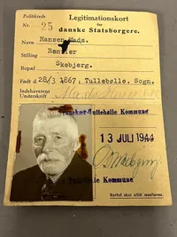 Originalt Dansk ID kor fra besættelsen