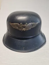 Original Tysk Luftschutz Gladiator Helmet