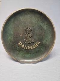 Originalt kæmpe Christin X fad bronze