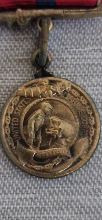 Original Amerikansk miniture medalje