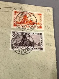 Ekstremt sjælden kuvert sendt til Adolf Hitler 1935