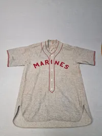 Original WW2 trøje for USMC Baseball team, ekstremt sjælden