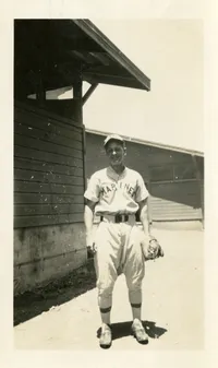 Original WW2 trøje for USMC Baseball team, ekstremt sjælden