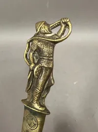 Original papirkniv fra det Daske nazist parti WW2