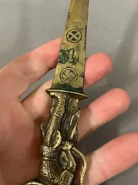 Original papirkniv fra det Daske nazist parti WW2