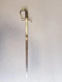 Original Udleveret model 1910 sabel , krone 10