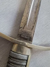 Original Udleveret model 1910 sabel , krone 10