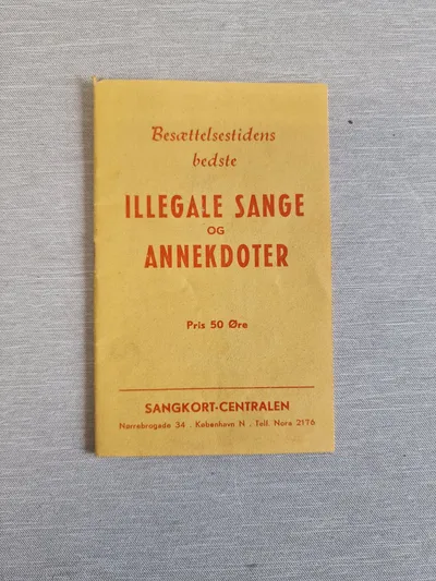 Festligt sanghæfte fra befrielsen 1945