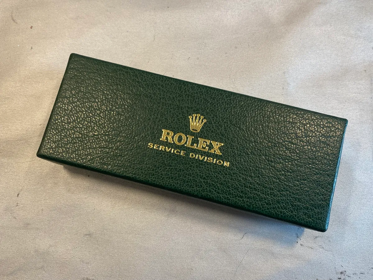 Sjældent originalt Rolex service etui fra 1970’erne