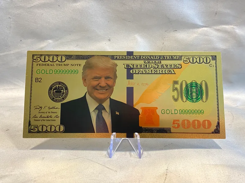 Donald Trump reklame seddel