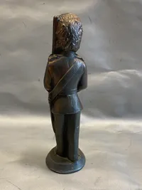 Dansk garder figur af bronzelegering